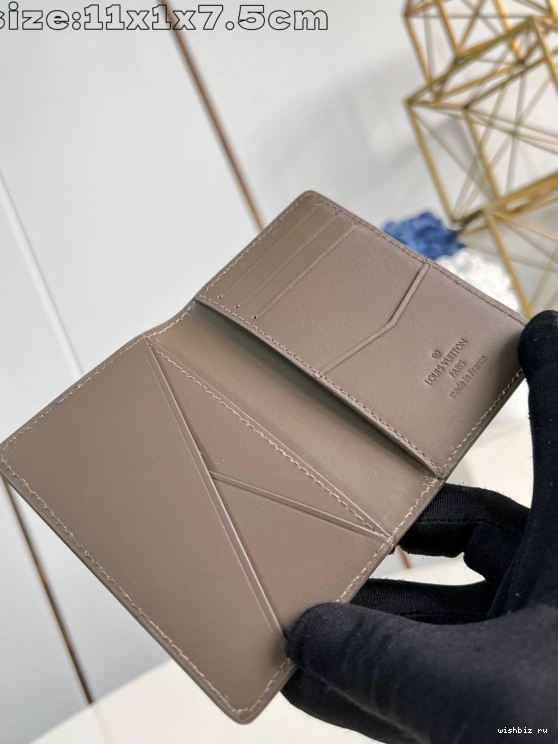 WIS Pocket Organizer-7.5*11.1*1 LOUIS cm VUITTON 0711